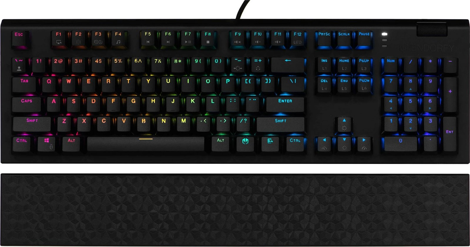 Tastierë për gaming Endorfy Ominis Kailh BL RGB, e zezë