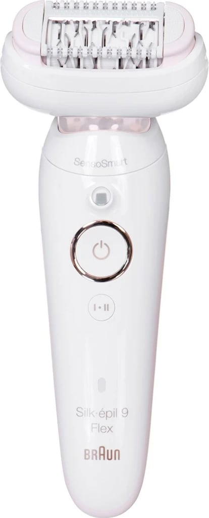 Depilator Braun Silk-épil 9 Flex 9002, 40 piskatore, i bardhë