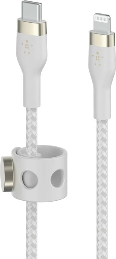 Kabëll Belkin CAA011BT2MWH, 2 m, USB C/Lightning, Bardhë