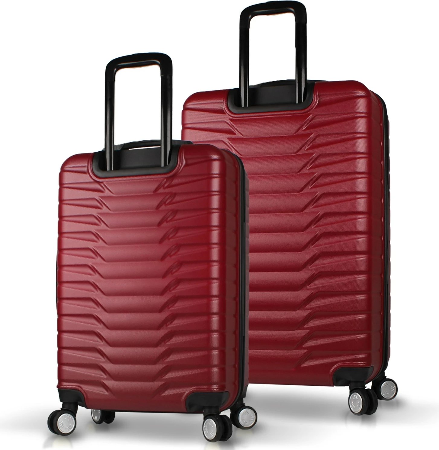 Set valixhesh (2 copë), ngjyrë e kuqe e errët, Zoozie Bags, 5813