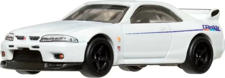 Makine lodër Hot Wheels Nissan Skyline GT-R (BCNR33), 1:64, e bardhë