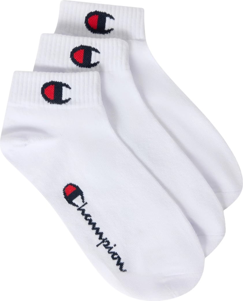 Çorape Champion unisex, të bardha