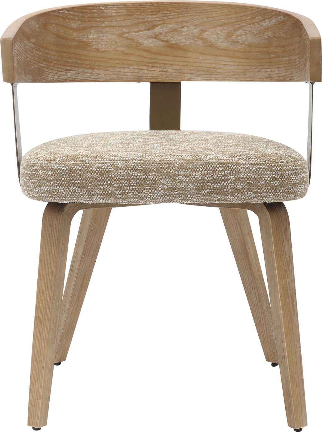 Karrige për ngrënie GALLEY FH9981.01, kornizë dhe këmbë prej druri, pëlhurë bezhë, 55,5x53,5x70H cm, set prej 2 copë