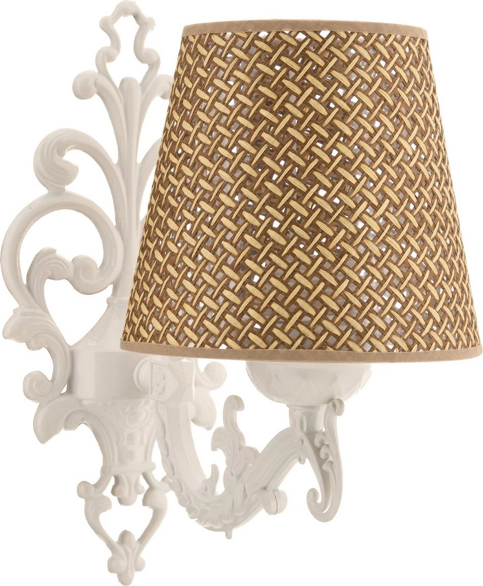 Llambë muri Opviq Claire Hazeran, natyrale, e bardhë