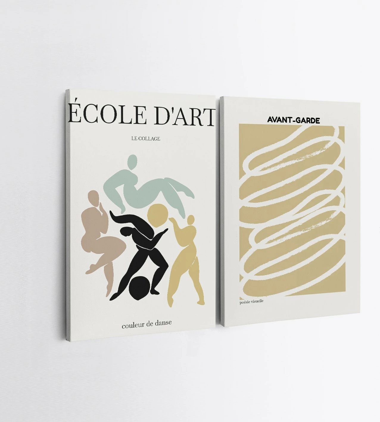 Pikturë dekorative në kanavacë (2 copë), Wallity, 2KNV4360, 50x70 cm