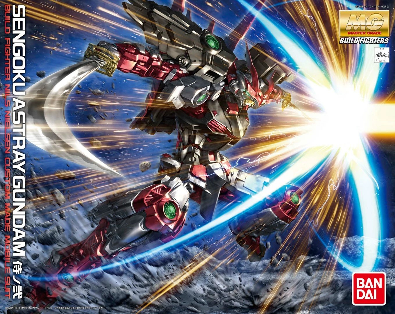Model ndërtimi MG 1/100 Sengoku Astray Gundam BL Bandai, set koleksionues