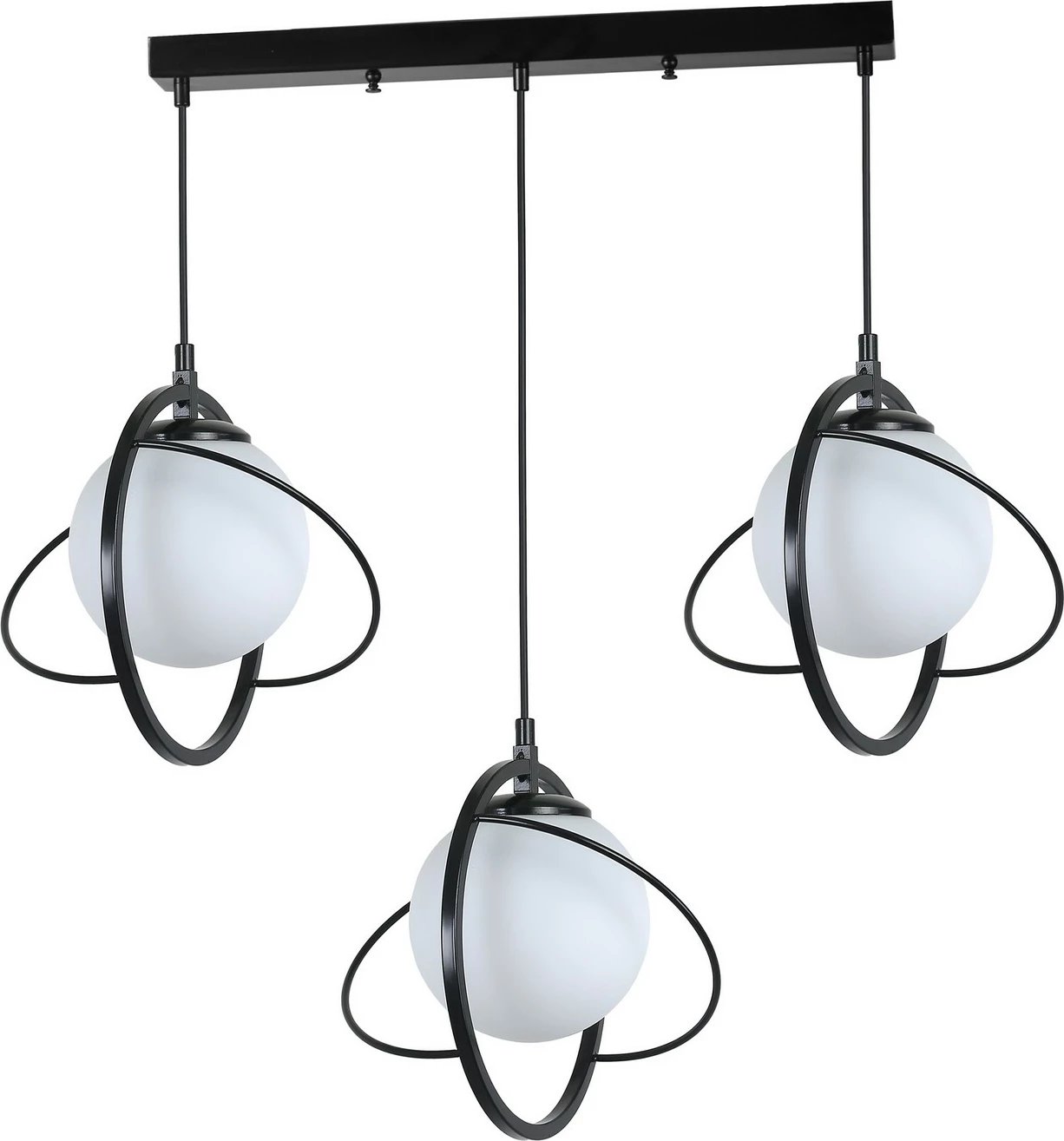 Llambadar Opviq, 8773-6, trup metalik, ngjyrë e zezë dhe e bardhë