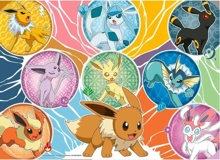 Puzzle Pokemon Ravensburger 4x100 pjesë për fëmijë