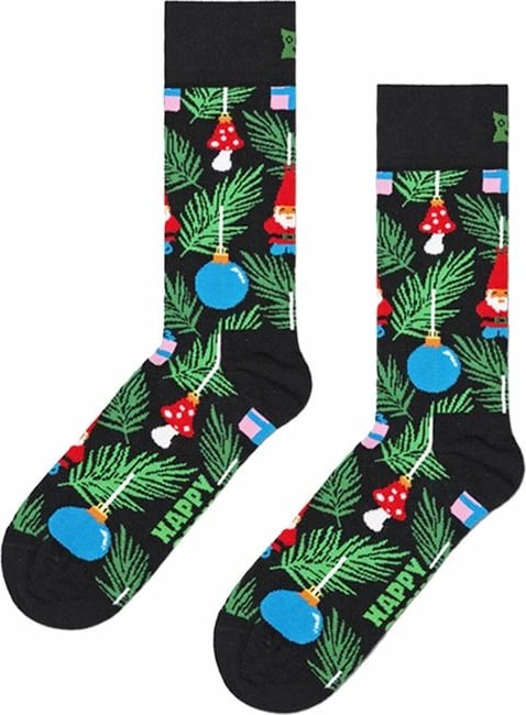 Çorape Happy Socks, për femra, të zeza