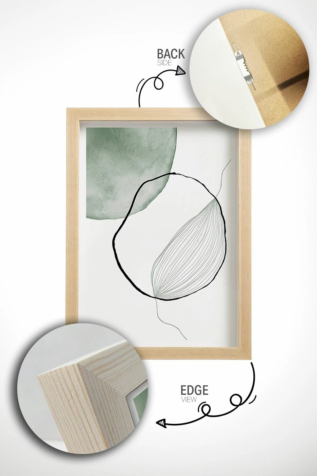 Pikturë dekorative me kornizë (2 copë), Wallity, Artcerceve11