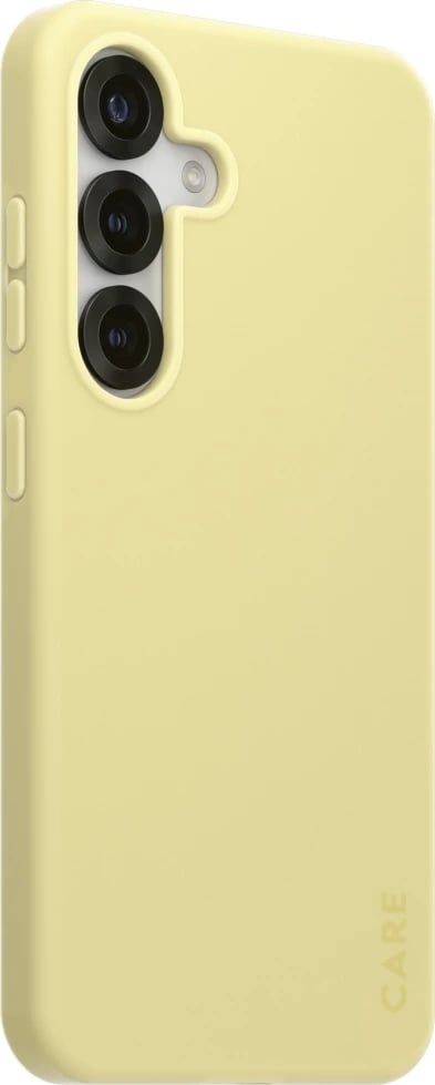 Mbështjellës PanzerGlass CARE Fashion QI për Samsung Galaxy S25, Verdhë