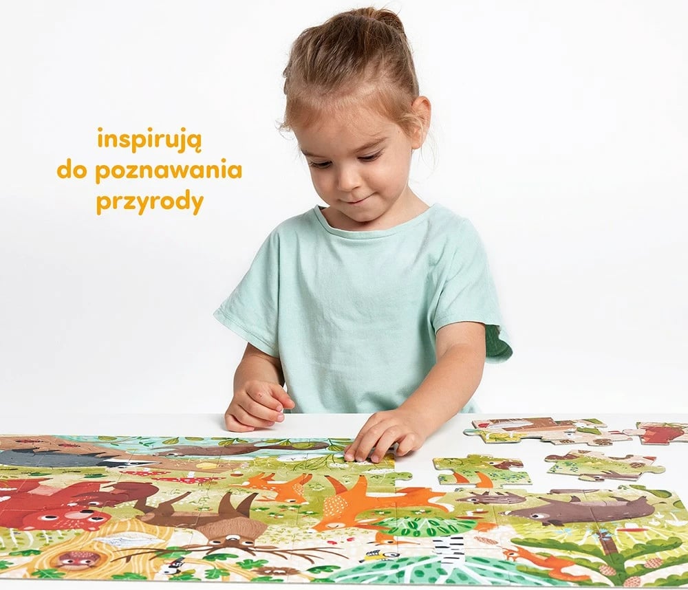 Puzzle pylli për fëmijë CzuCzu 2504, 40 pjesë, 68x48cm