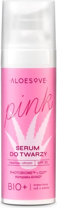 Serum për fytyrë për femra ALOESOVE Pink Face Serum SPF30, 30ml