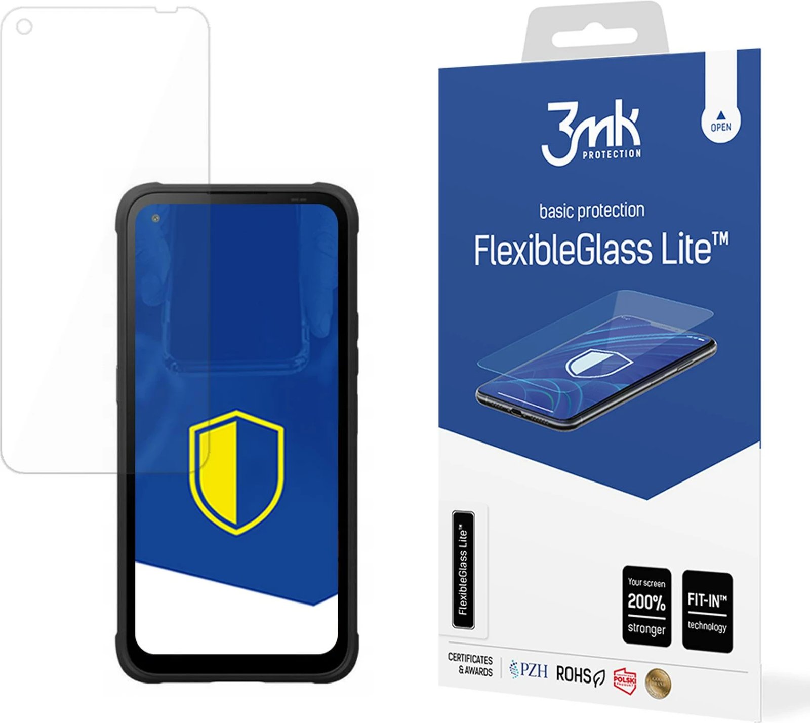 Xham hibrid mbrojtës 3mk FlexibleGlass Lite për MyPhone Hammer Blade V 5G