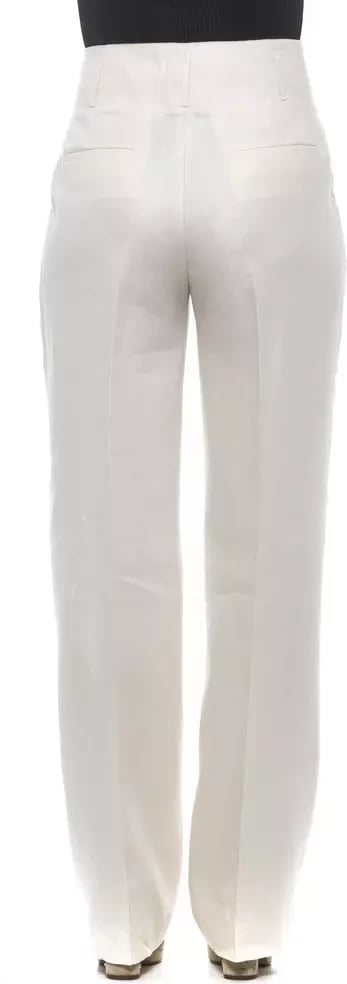 Pantallona për femra Peserico, të bardha