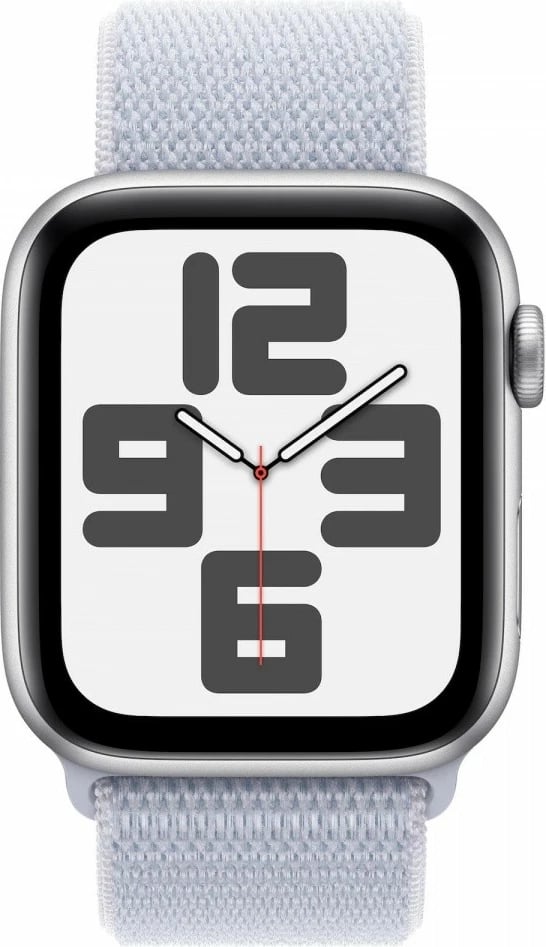 Smartwatch Apple Watch SE GPS, 44 mm, alumini, 32 GB, argjendtë/azure