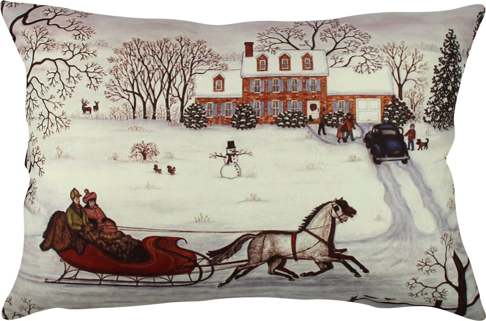 Jastëk dekorativ Aberto Design, A50937, shumëngjyrësh, 33x48cm