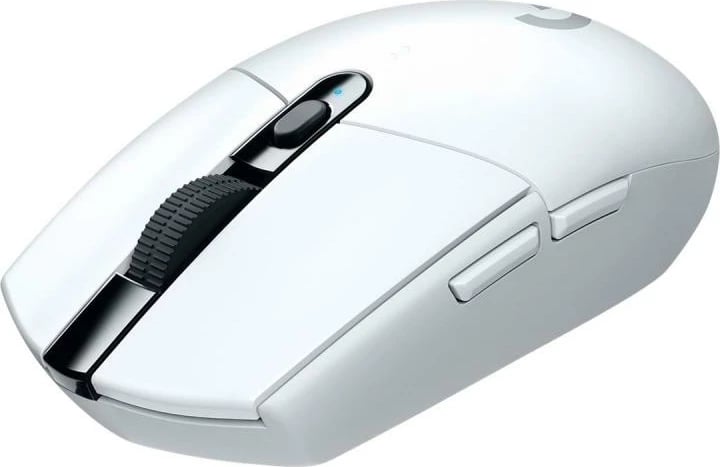 Maus lojrash, Logitech G305 LIGHTSPEED (910-005292), wireless 1 ms, HERO 12,000 DPI, 6 butona, USB nano receiver, e bardhë