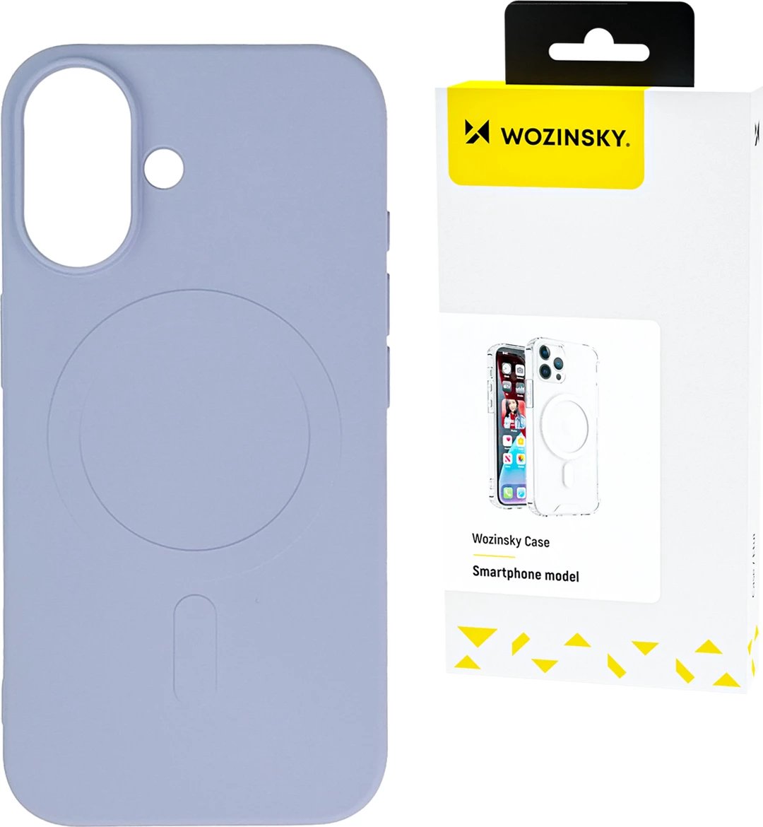 Mbështjellës silikoni Wozinsky për Samsung Galaxy S25+, MagSafe, Violet