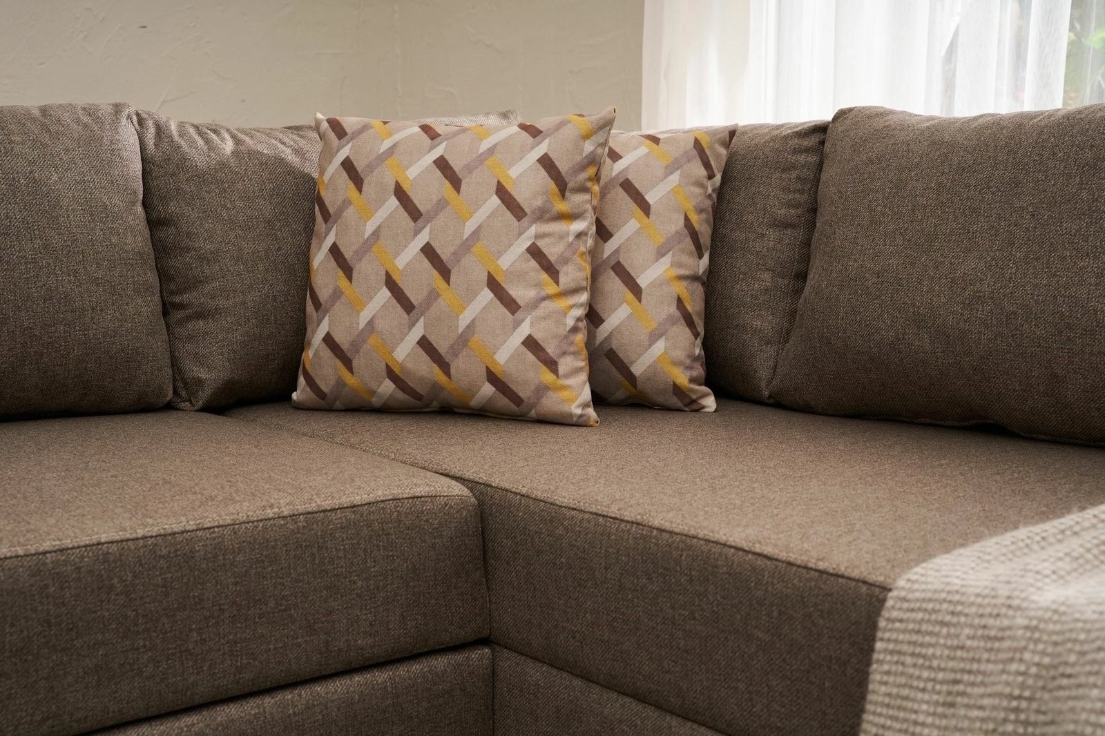 Kënd-sofë krevate Atelier del Sofa, Aly Arzilla, kënd i majtë, ngjyrë kafe