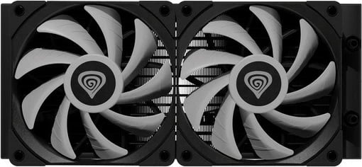 Ftohës me ujë për procesor Natec Genesis Hydria 240 ARGB, i zi