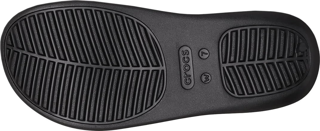 Sandale flip-flop për femra Crocs, të zeza