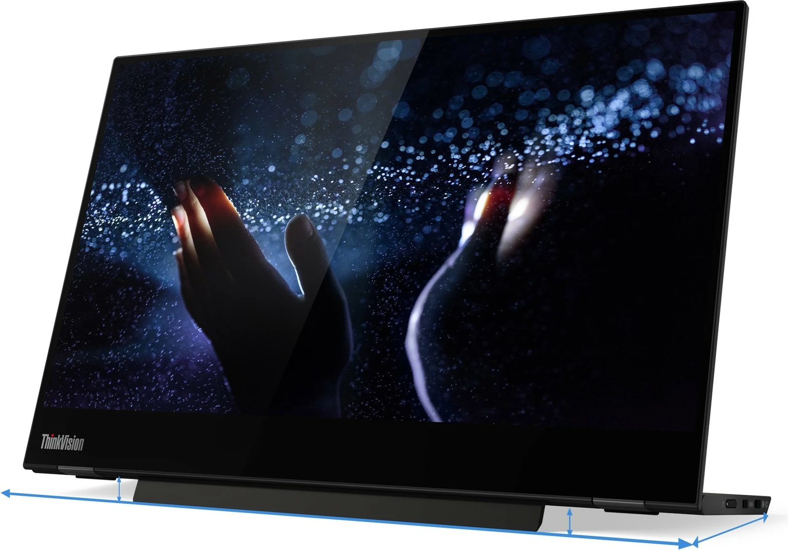 Monitor Lenovo ThinkVision M14t 14" FHD Touch, 2xUSB-C, i zi