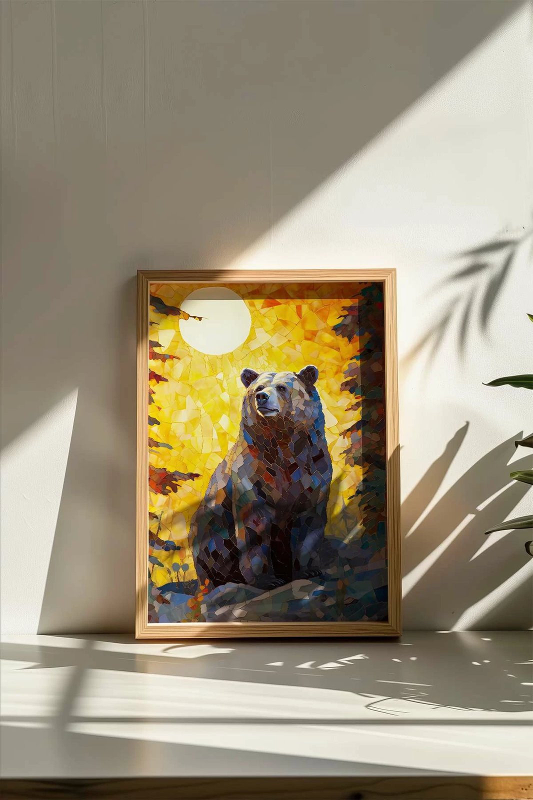 Pikturë dekorative me kornizë, Wallity, Mscartmdl30, shumëngjyrëshe, 33x48cm