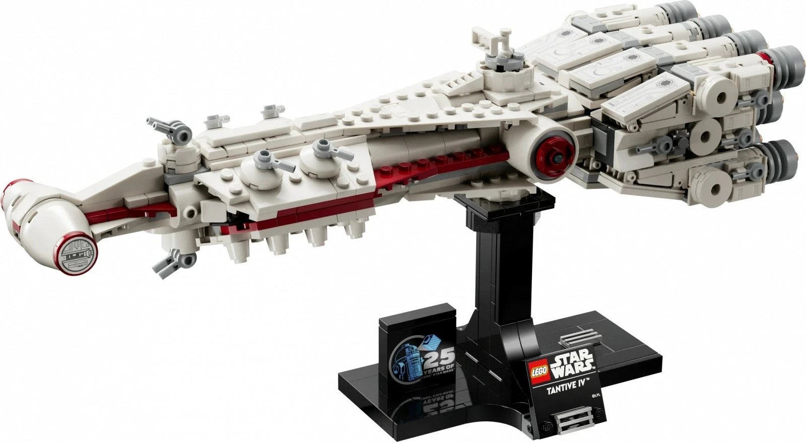 Set LEGO Star Wars Tantive IV 75376, 654 pjesë, për të rritur, Bardhë/Gri