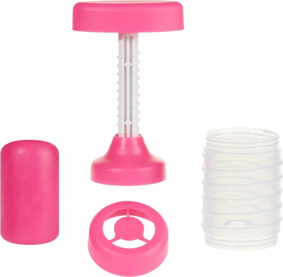 Set plastelinë modeluese MGA Wonder Factory Never Dry Dough me ekstruder, Rozë