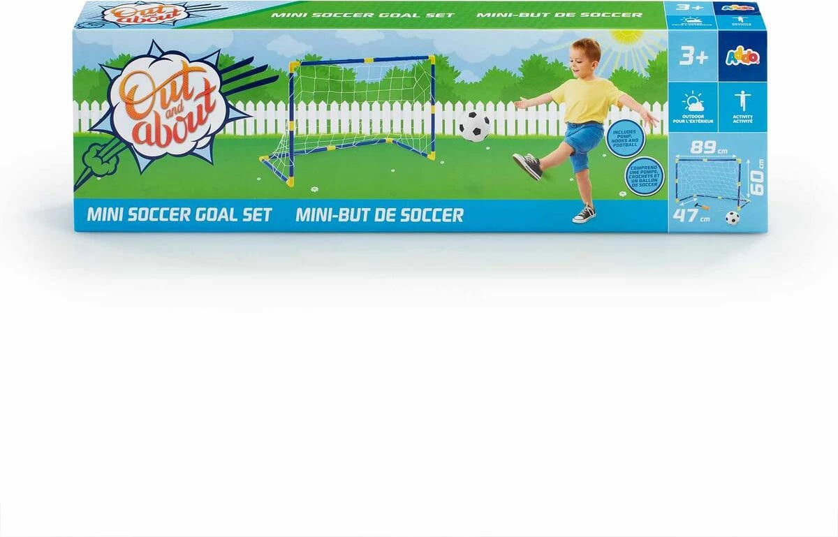 Out and About Mini Football Goal Set