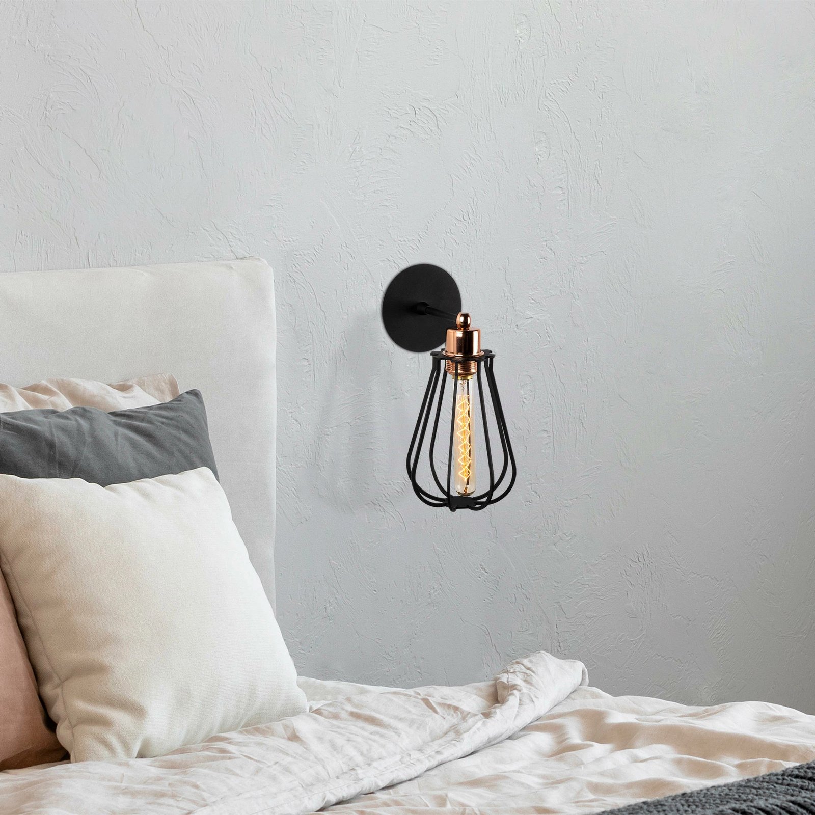 Llambë muri Opviq, Fetiye - N-1120, e zezë dhe bronzi