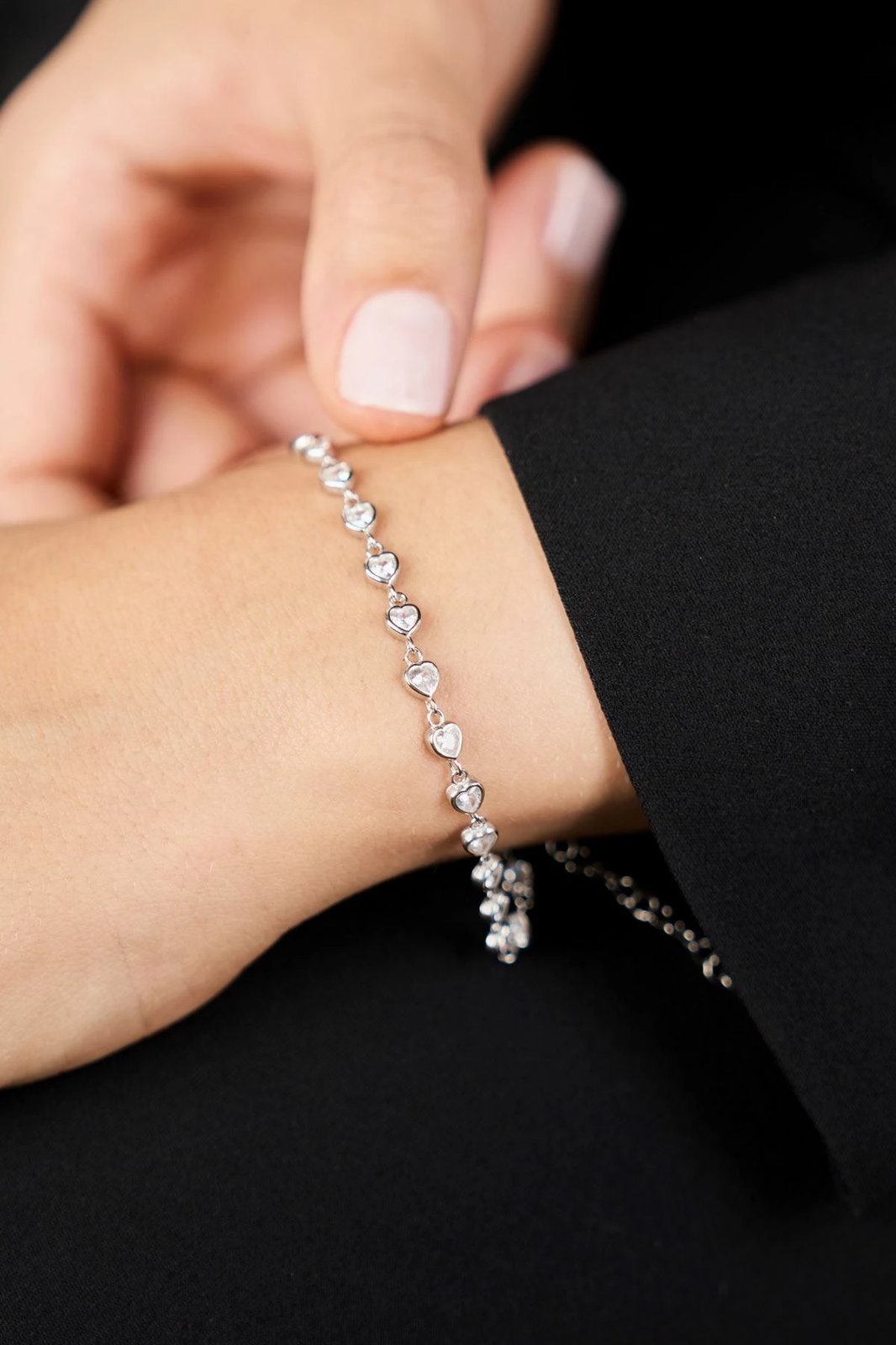 Byzylyk argjendi Elika Silver, i bardhë, ELKYS60422