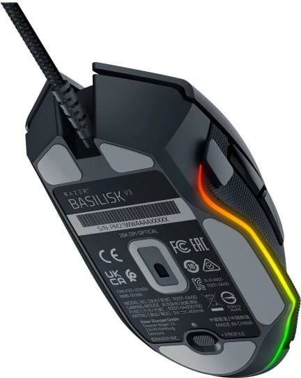Maus gaming Razer Basilisk V3 USB 2.0 10+1 butona programues Razer Chroma RGB i zi