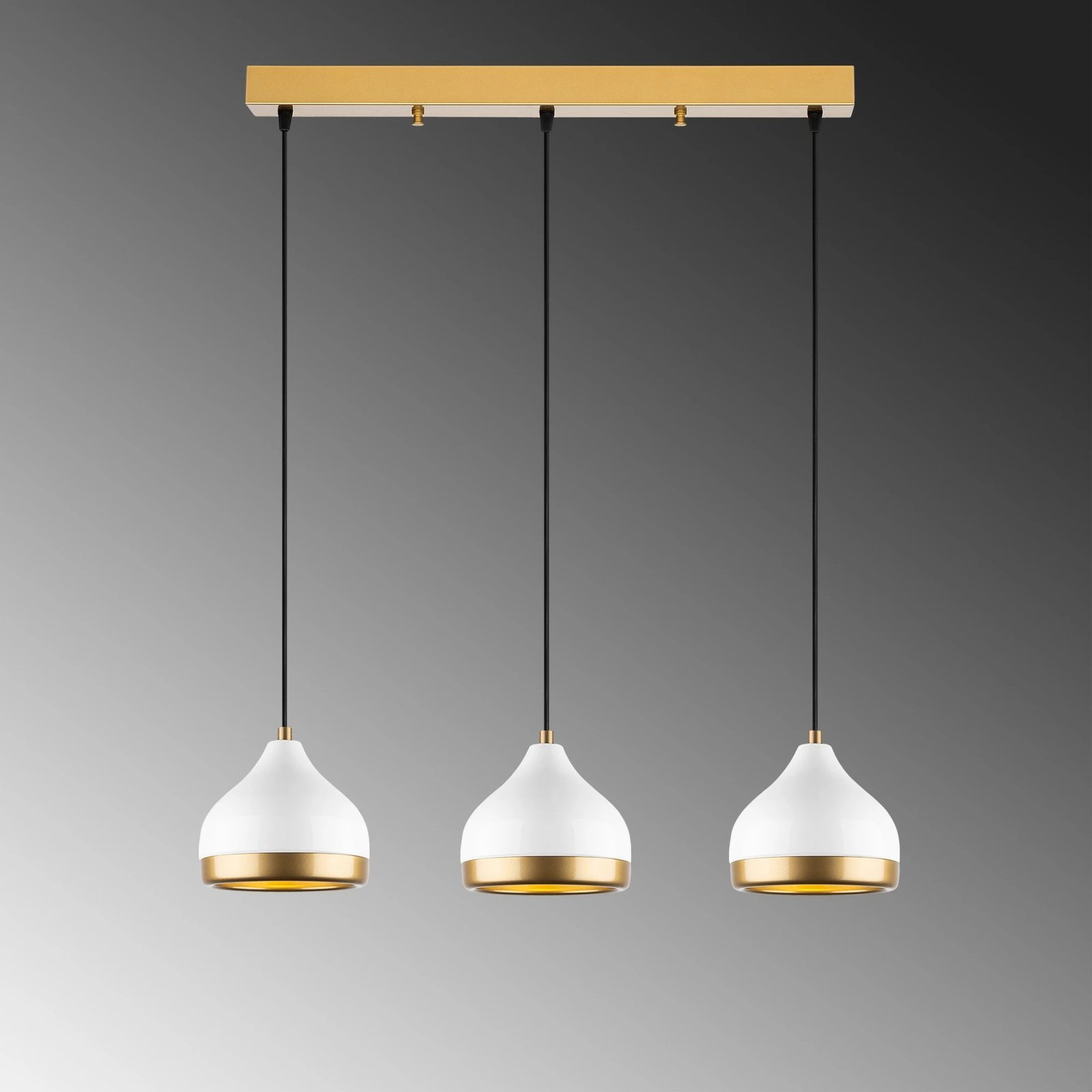 Llambë tavani Opviq, Yildo - M-6880, metalike, e bardhë