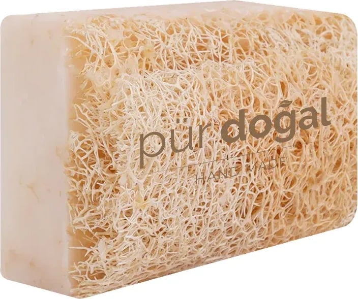 Pür Doğal Natural 100% Sapuni Natyral me Fibrë Kungulli dhe Qumësht Dhije