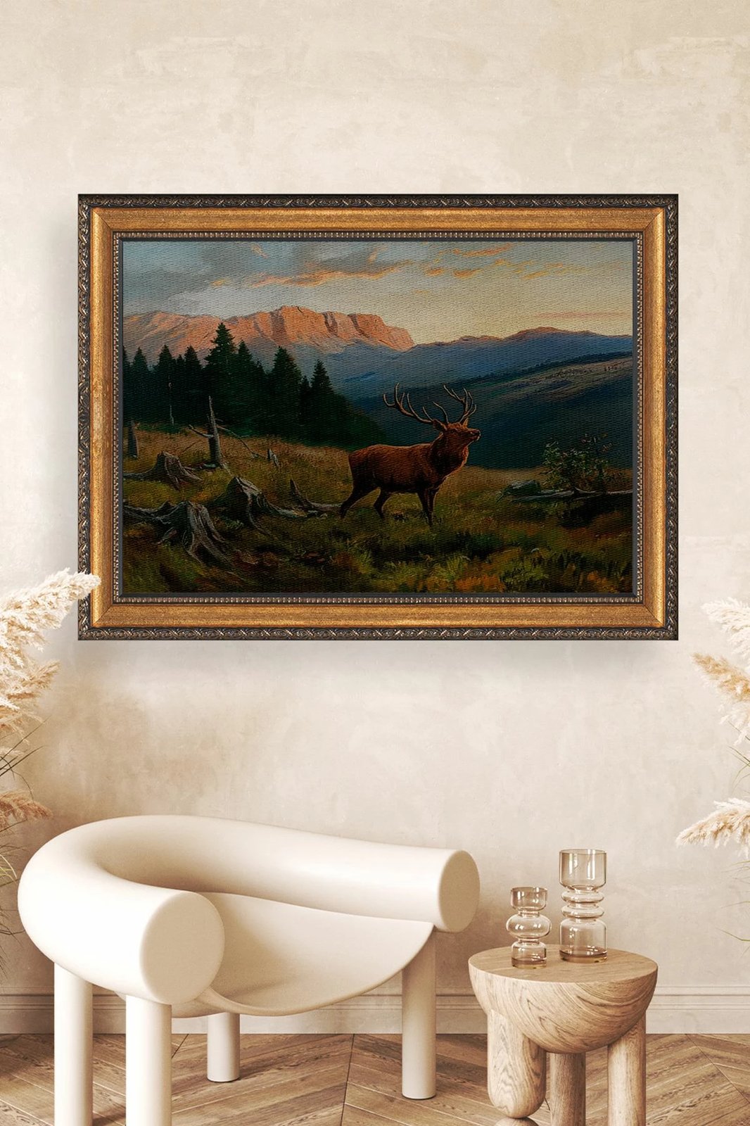 Pikturë dekorative në kanavacë me kornizë, shumëngjyrëshe, Wallity, ATCRCVCNVSMDL63 - 70100