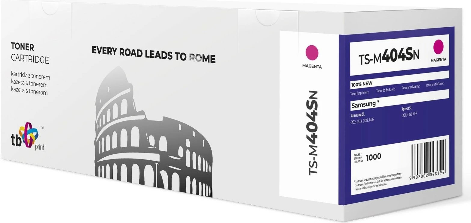 Toner TB Print TS-M404SN për Samsung CLT-M404S, Magenta
