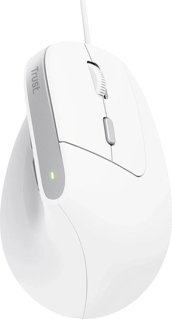 Maus Trust Bayo II, për zyre, 2400 DPI, i bardhë