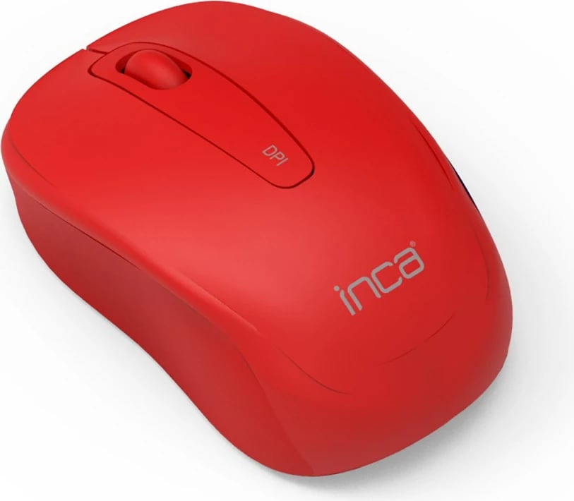 Maus wireless Inca IWM-331RK 1600 DPI, Nano-USB, i kuq