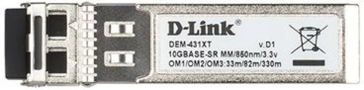 Transceiver SFP+ D-Link DEM-431XT 10Gb 10GBASE-SR 850nm MM me DDM