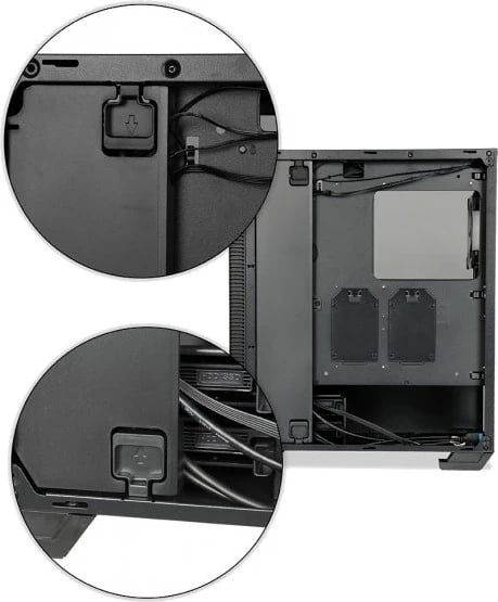 Kasë iBox Wizard 4 Gaming, i zi