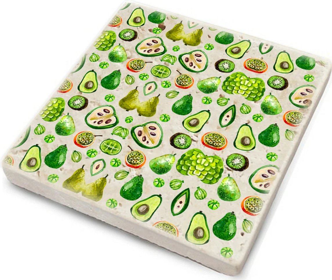 Set 4 copë mbrojtëse gotash prej guri natyral, Hermia, TBA7436502615658