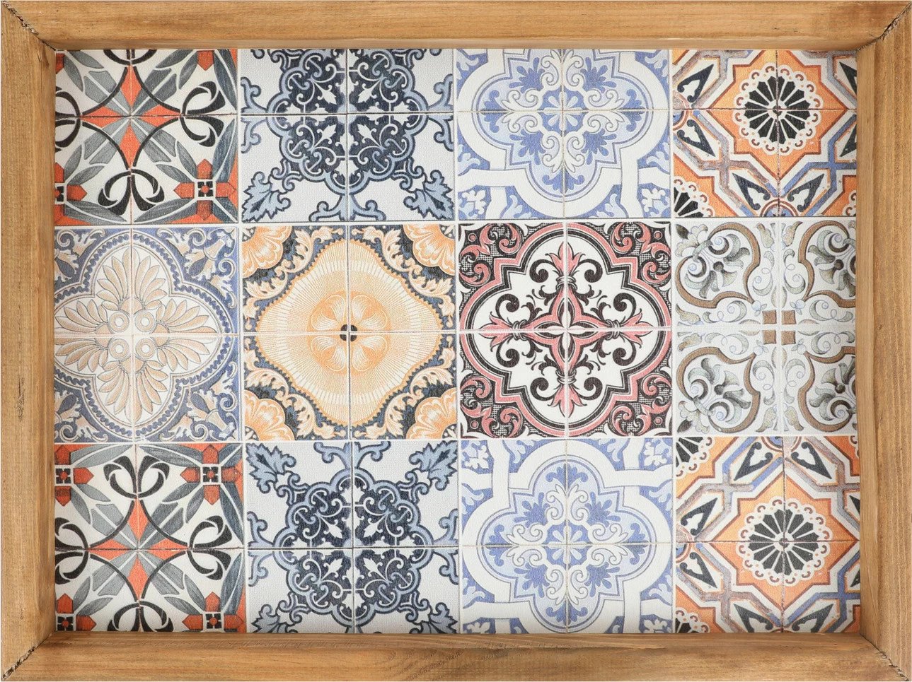 Tabaka dekorative Aberto Design, AT-002, shumëngjyrëshe, 30x40cm Tabaka dekorative Aberto Design, AT-002, shumëngjyrëshe, 30x40cm