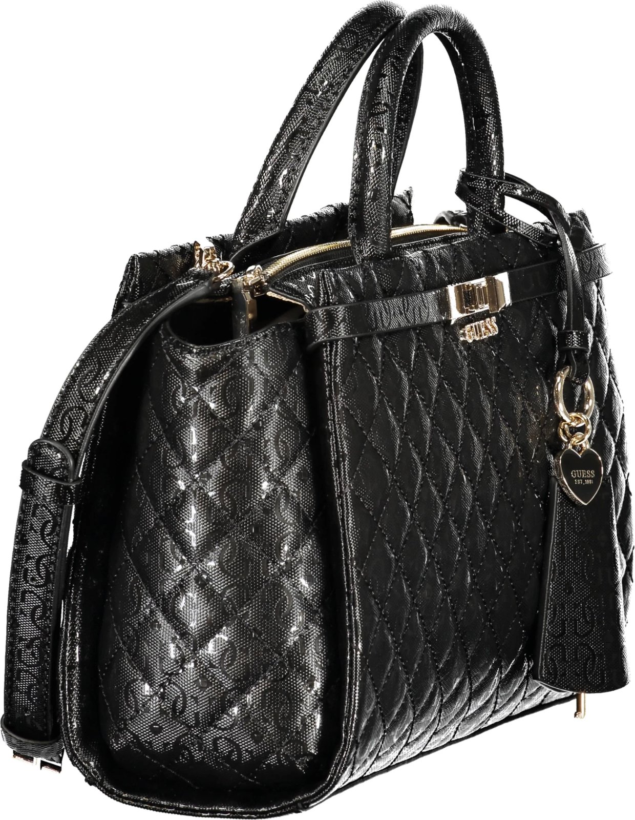 Çantë për femra GUESS JEANS IDRA BAG, e zezë