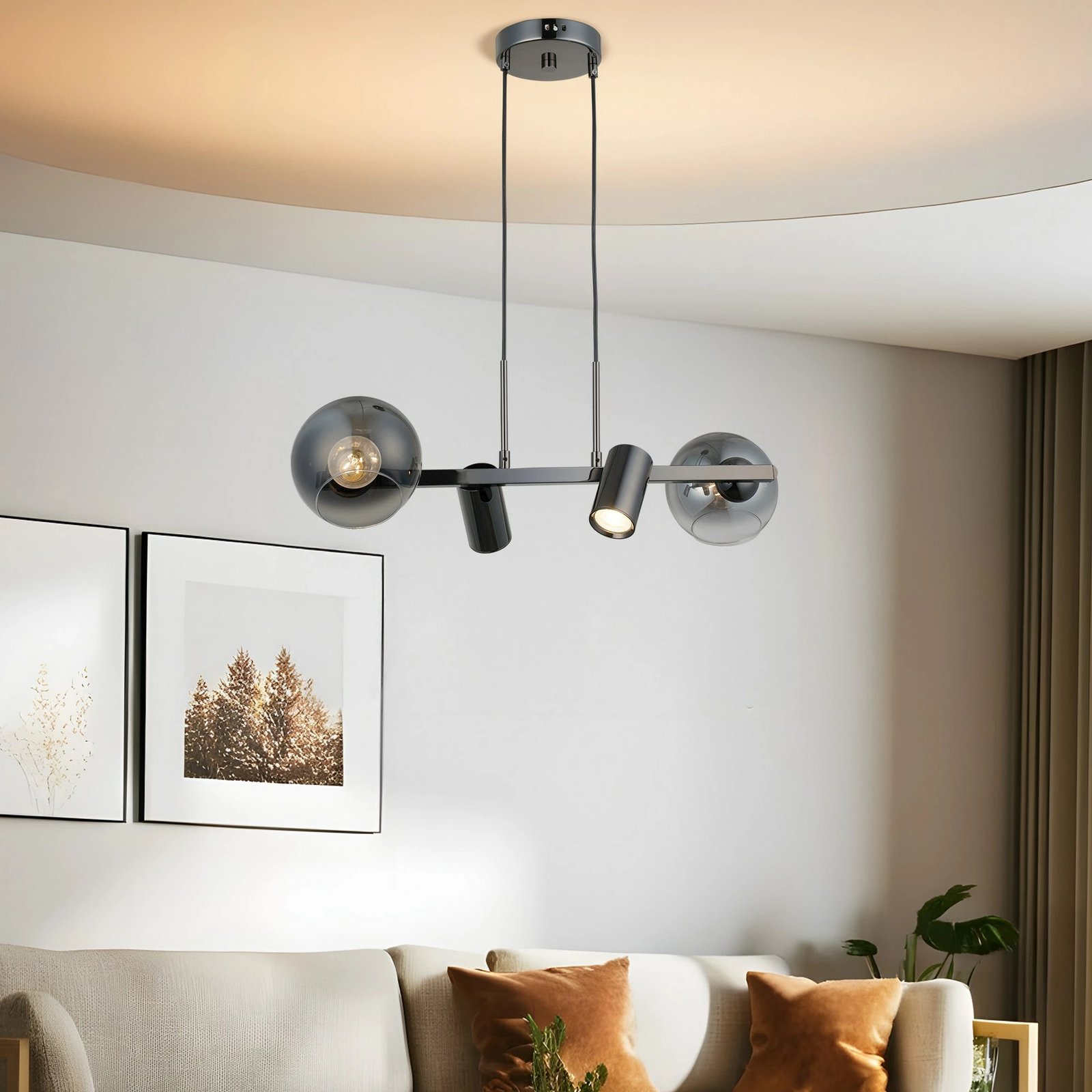 Llambë tavani Opviq, Zerde - 87-04-L, ngjyrë llak antik