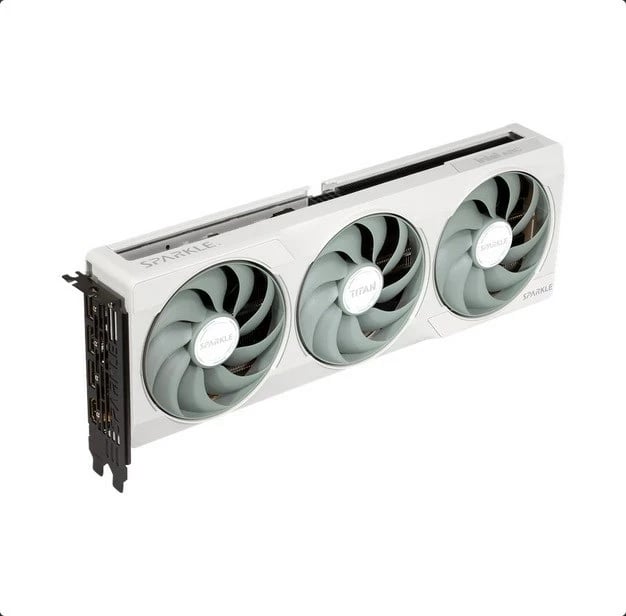 Kartelë grafike SPARKLE Intel Arc B580 TITAN OC, 12 GB GDDR6, E bardhë