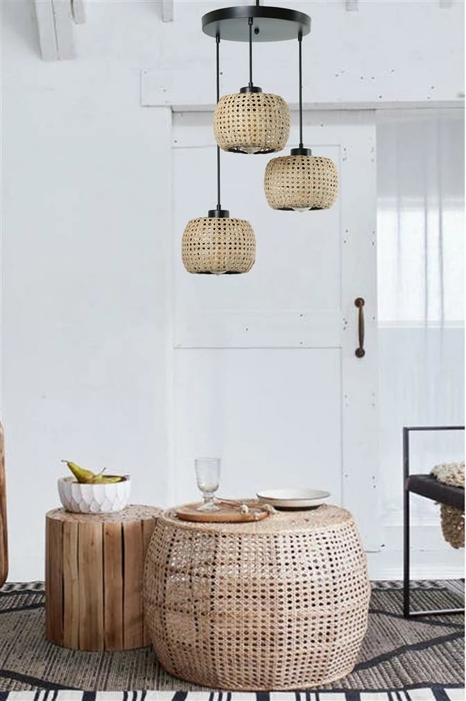 Llambë tavani Opviq, ratan, 8575-3