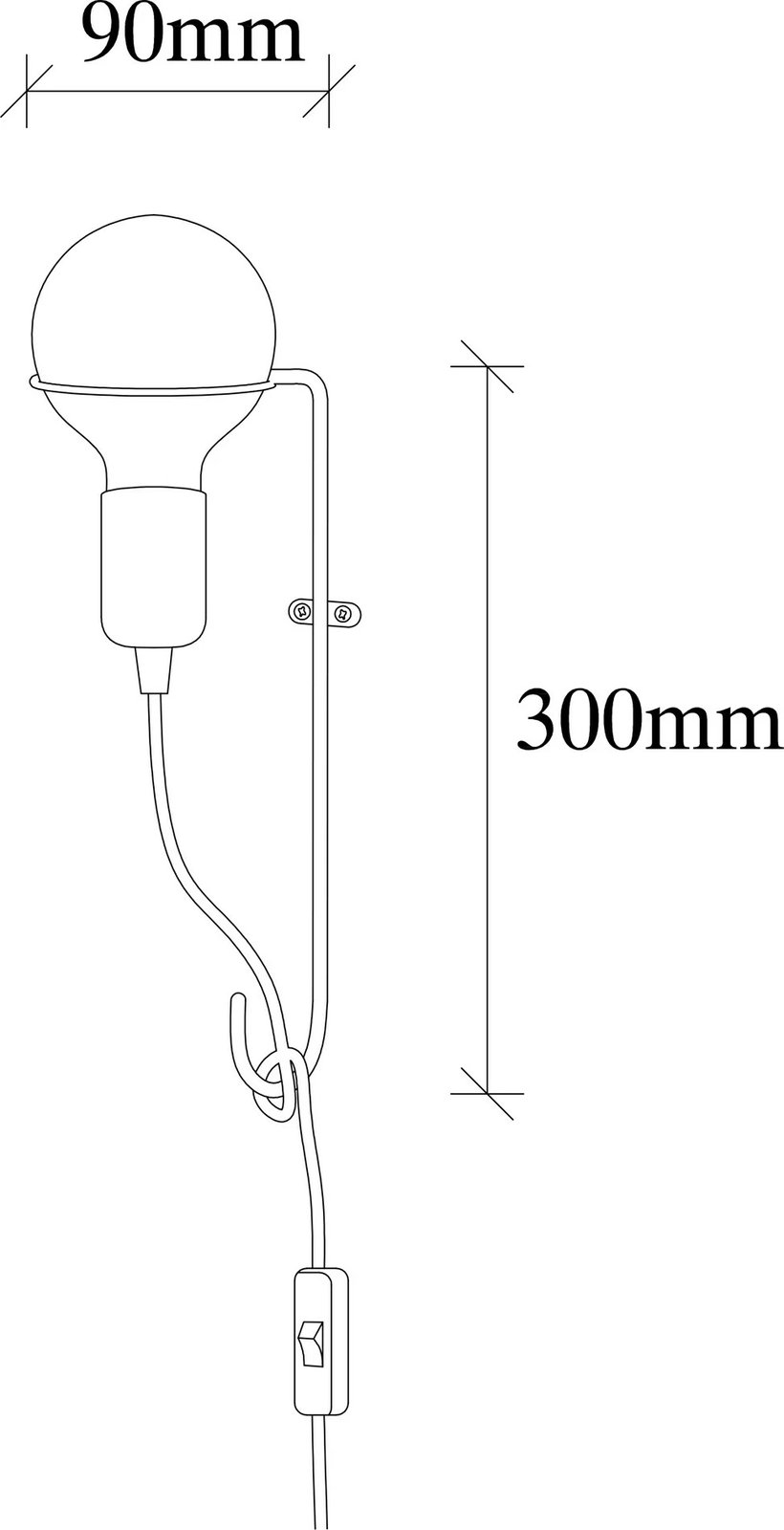 Llambë muri Opviq, Pota - 3661, ngjyrë bakri