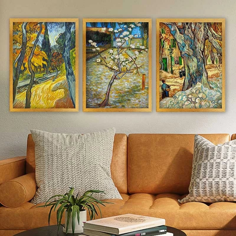 Pikturë dekorative me kornizë (3 copë), Wallity, 3AC_UN87641_3545